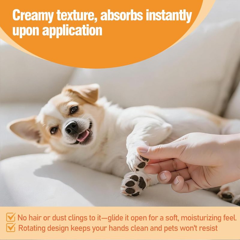 Balm with Coconut Dogs and Cats, Repairing, Soothing, and Moisturizing, Gentle Ingredients, Dry, Chapped Noses or Hoof Pads, Versatile Application - Image 3