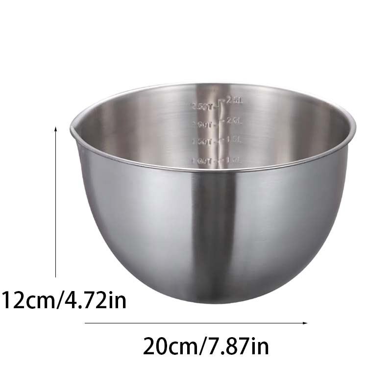 Stainless Steel Basin Thickened European Salad Basin, Stainless Steel Baking Egg Tray, Mixing Basin, Creamy Egg White, Whipping Basin, Washing Vegetables, Rice And Fruit Basin