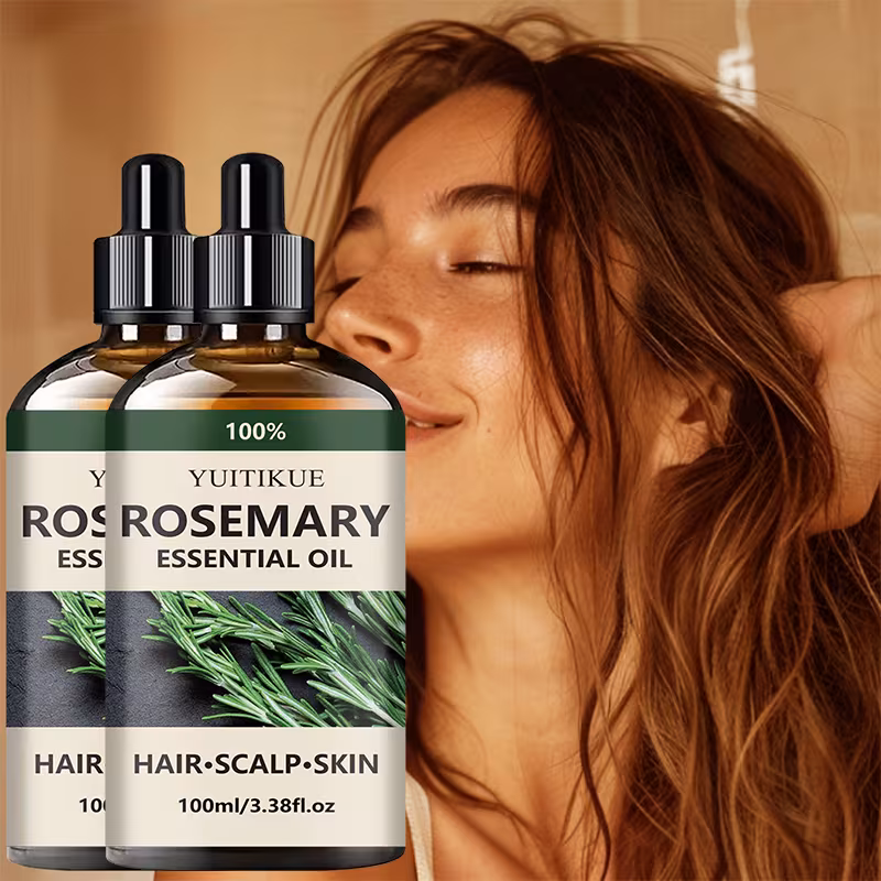 2pcs pure rosemary oil rich in and rosemary leaf oil it absorbs quickly and moisturizes the hair and rough hair texture gently prevents split ends Product details 1