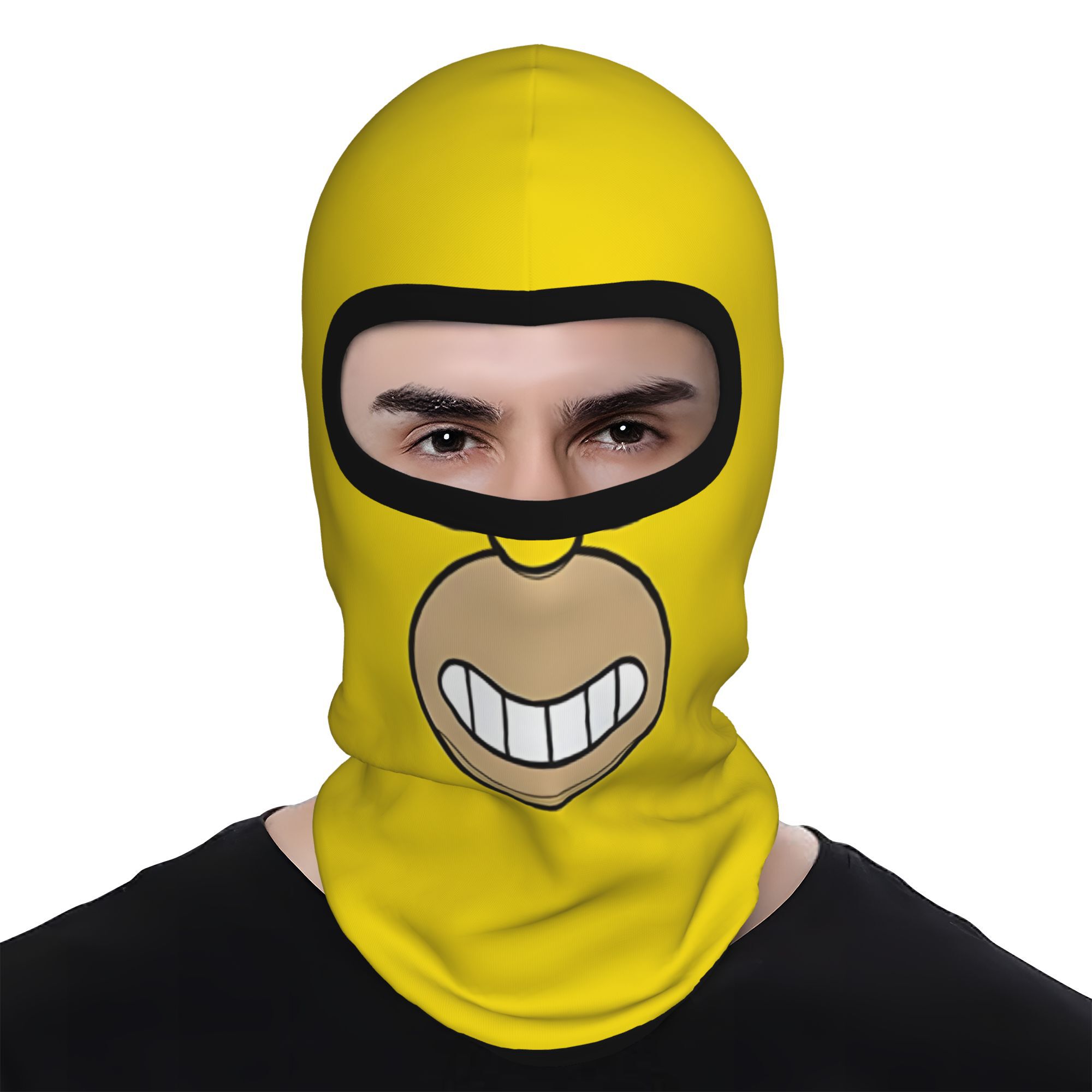 TEMU 1pc Background 2 Neck Gaiter Breathable Windproof Dust-proof Full Face Mask Suitable For Sports Cycling Hiking Halloween Thanksgiving Christmas