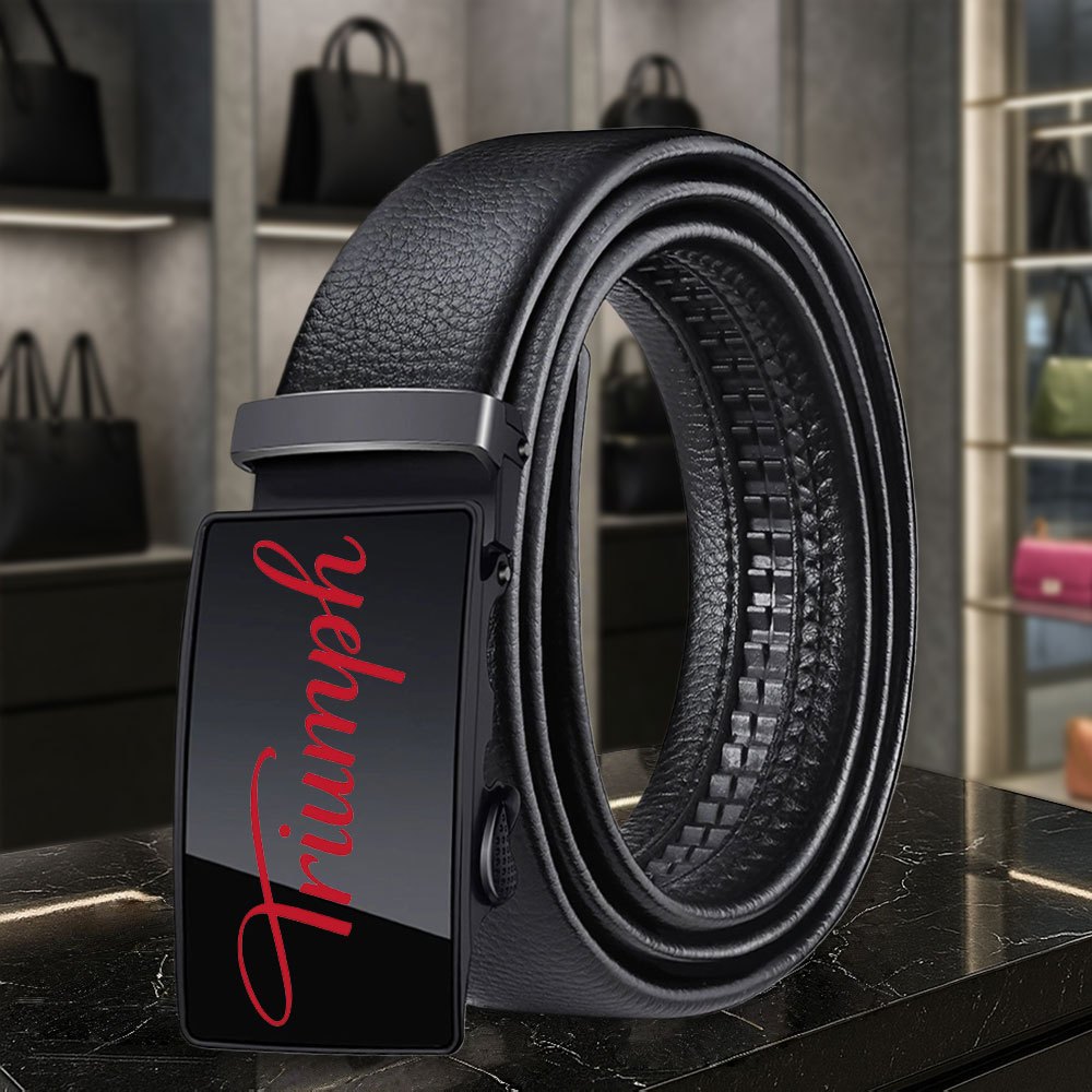 TEMU Men' Belt, Adjustable Casual Use, Fashion Accessory, Easy Style, Office Wear, Men's Trendy Item