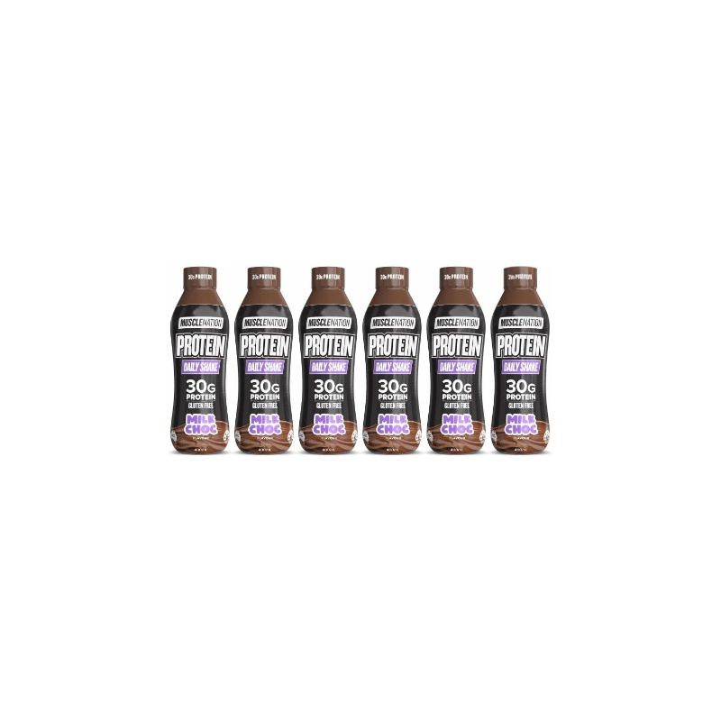 6 X Ready to Drink Protein Daily Shake Milk Chocolate 400ml