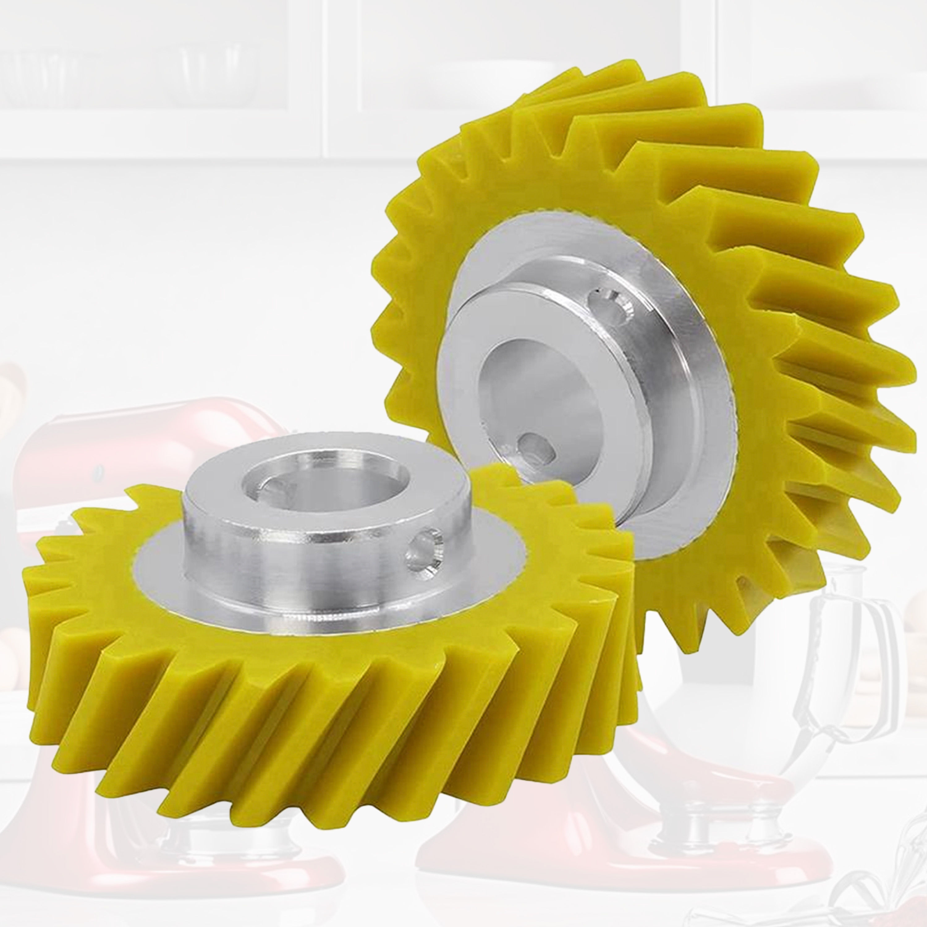 TEMU Suitable For Repair Kit, W10112253 Worm Gear Replacement Part For , Durable Drive Repair Gear