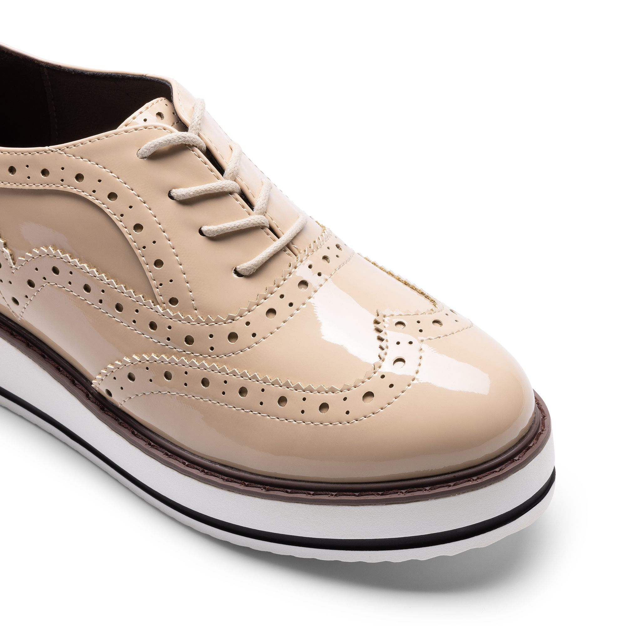 Fashion Casual Lace-up Wingtips Shoes Image 8