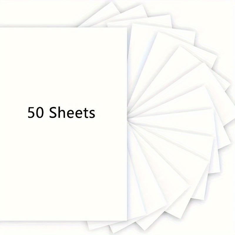 50 Sheets Of 10cm X 15cm White/ Paper Blank Cardstock, Suitable For Diy, Sketching, Drawing, Birthday Cards And Greeting Card Making.