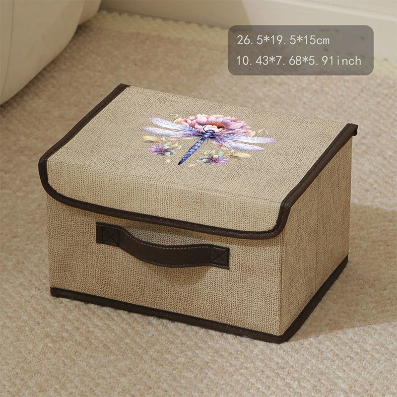 TEMU 1pc de Almacenamiento de Tela Plegable de Gran Capacidad con Antipolvo - Organizador Multifuncional Adecuado para Decoraciones de Navidad,
