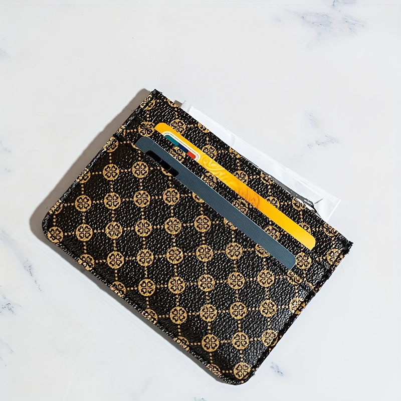 Retro-style Card Holder/card Case With Multiple Slots, , Exquisite End, And Document Pouch As A Gift