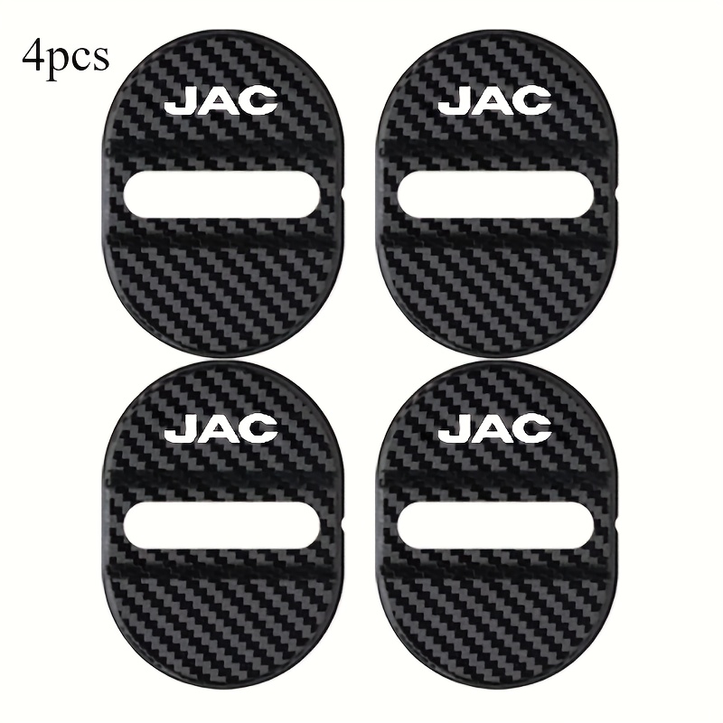 TEMU 4pcs Set Of Door Lock Protective Covers For Jac () Automobiles - Shock-absorbing And Noise-reducing Accessories, Door Lock Switch Noise-reducing