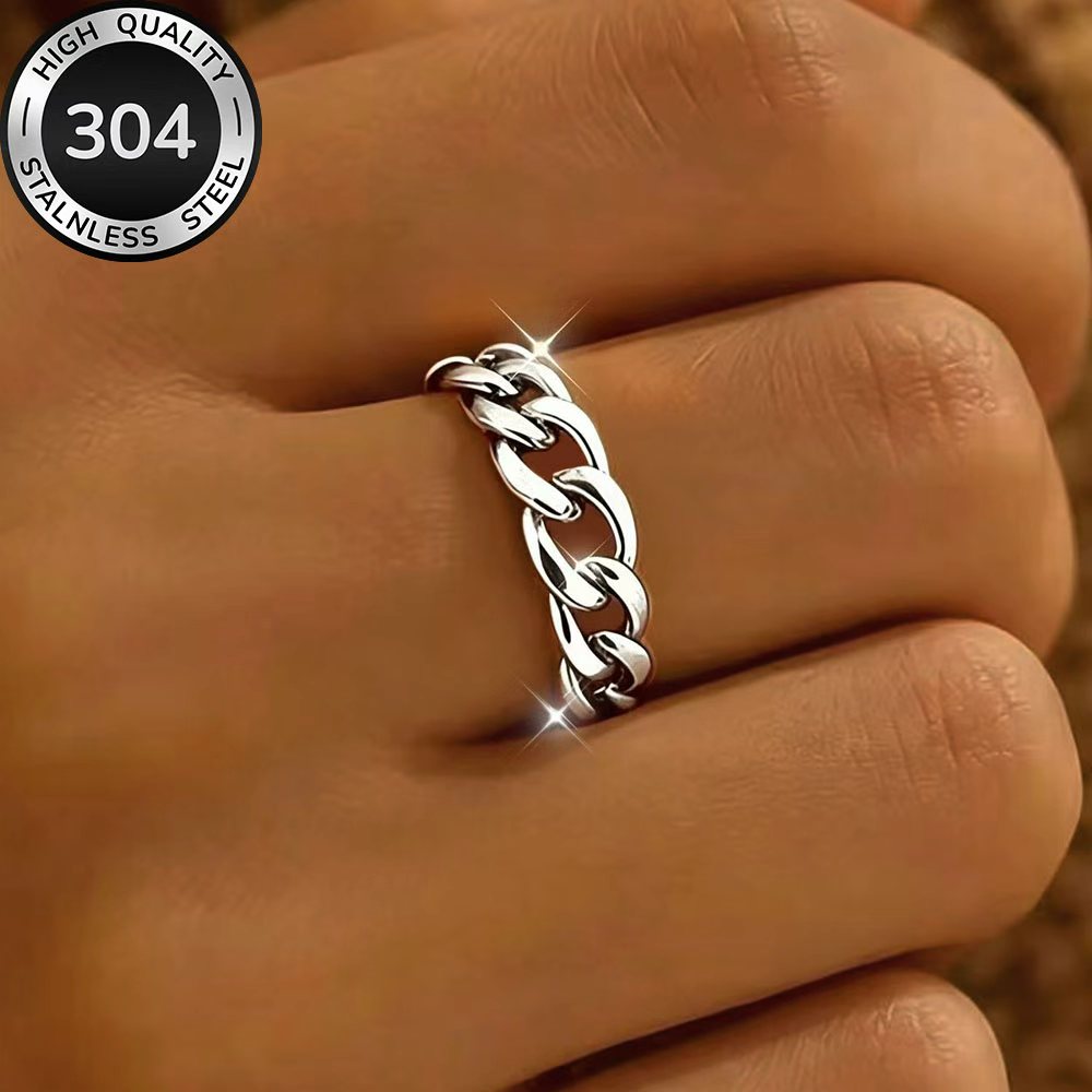 High-quality Hypoallergenic Stainless Steel Adjustable , Fade-resistant, Simple And Elegant, A Stylish Women's Ring Suitable For Daily Wear Or Parties, A Jewelry Accessory, A Delicate Gift For Women.