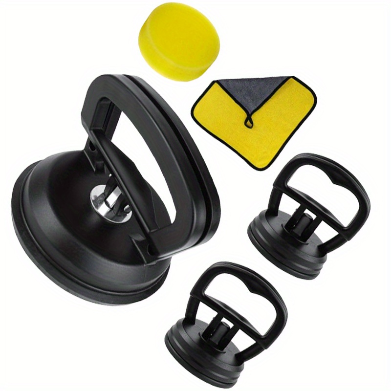TEMU 5 Pack Car Dent Puller Set, Suction Cup Holder Dent Repair Kit, Versatile Diy Car Body Repair Kit, Quick Car Dent Remover Tool For Paintless Car