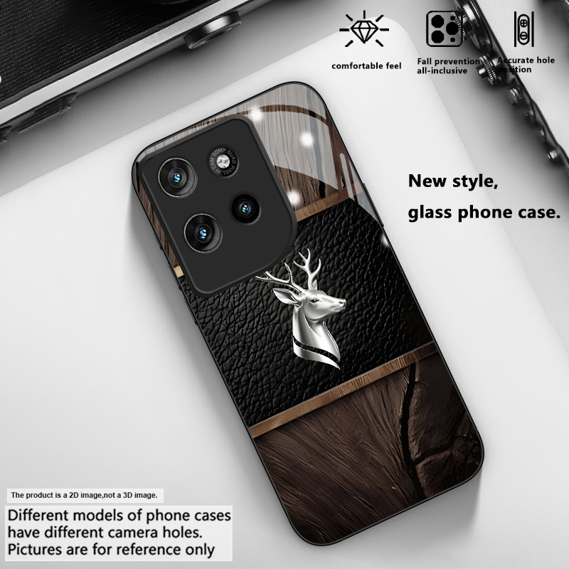 TEMU Phone Case: 2d Flat Deer Head Phone Case Suitable For Motorola Moto G64/g84 5g/g75/g85 5g/g55/g54 Eur Edition/g45/g35/g34/g24 Power/g24