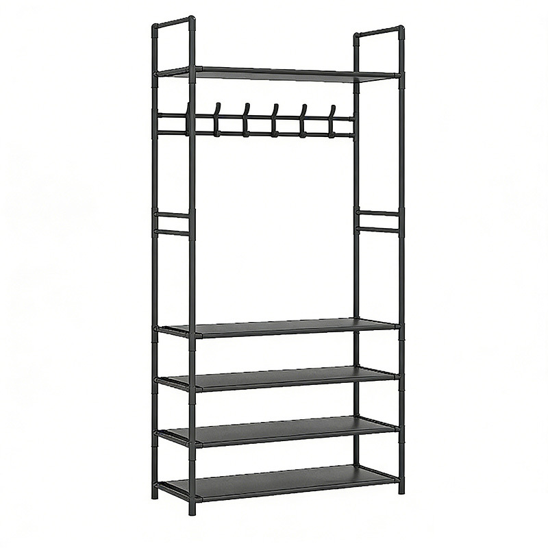 TEMU Coat Rack, Japanese Korean Light Storage Rack, Entrance Shoe And Hat Holder, Asian Style Furniture