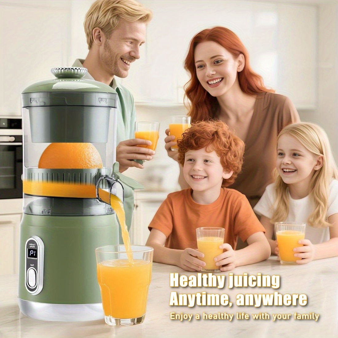 TOYANDONA Multi-Function Food Blender, 3-Speed Automatic Mini Food Processor Specifically designed for food, fruits, vegetables, and fresh juices Removable push-button control panel for easy cleaning Stylish design, perfect Christmas gift