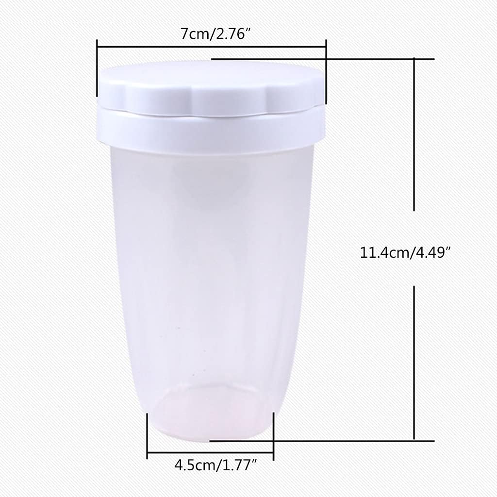 Reusable Plastic Flour Sifter with Lid