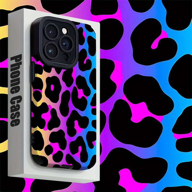 TEMU Phone Case: Vibrant Leopard Print Trendy Pattern Phone Case For Iphone 16/16 Plus/16 Pro/16 Pro Max/ Plus/15 Pro/15 Pro Max/14/14 Plus/14 Pro/14