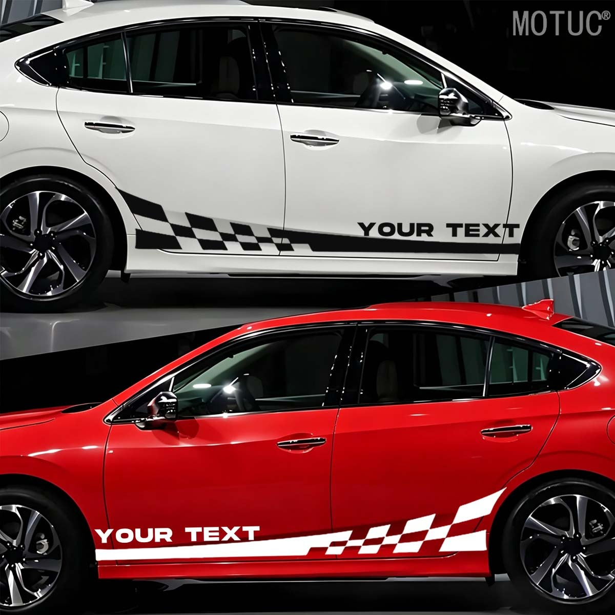 car stickers for cars sold on Temu United States