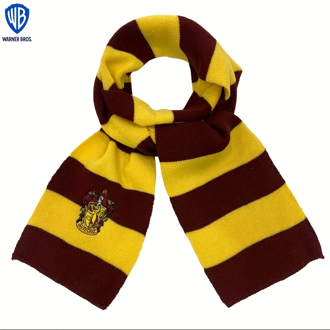 TEMU Wb Warner Harry Potter Scarf Suitable For – Gryffindor Slytherin Ravenclaw Hufflepuff Badge Emblem, Themed Costume Party Accessories, Christmas Gift For &, Scarf TEMU Wb Warner Harry Potter Scarf Suitable For – Gryffindor Slytherin Ravenclaw Hufflepuff Badge Emblem, Themed Costume Party Accessories, Christmas Gift For &, Scarf
