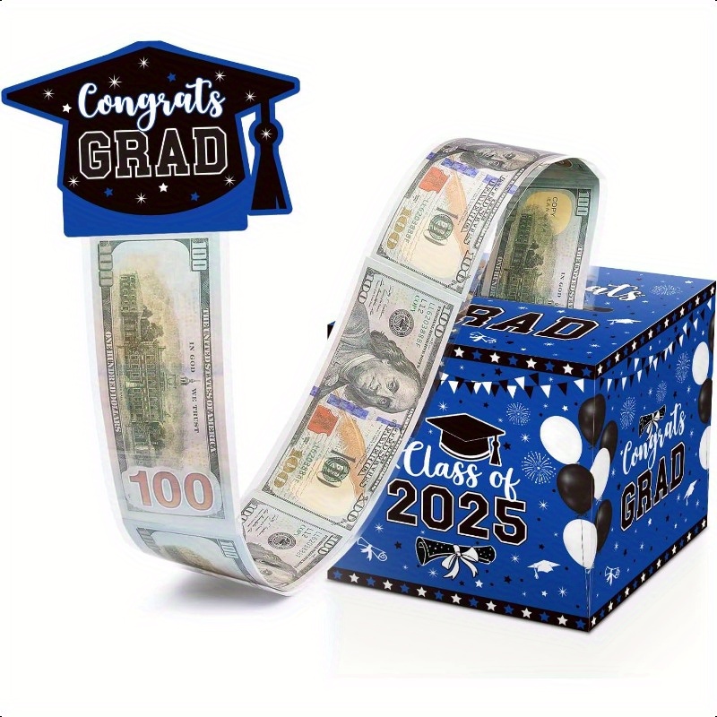 Graduation Money Gift Box 2025 Grad Suprise For Cash With Pull Out Card DIY And
