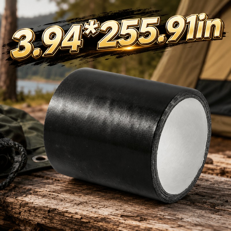 TEMU 1 Rolle 255.91In Selbstklebendes Stoffreparaturband, ohne Kleber, tragbarer, multifunktionaler Klebstoff für schnelles Reparieren. Breite und