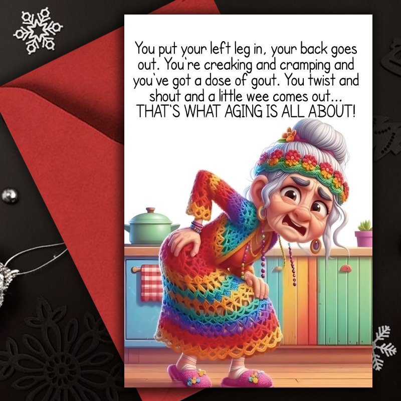TEMU 4pcs (2 Greeting Cards + 2 Envelopes) Greeting Cards With Envelopes, Humorous Birthday Cards For Any Occasion, With The Theme Of Funny