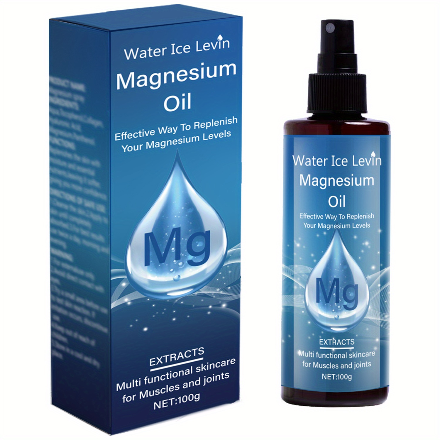 Magnesium Oil Designed for The Care of Muscles And Joints - Quickly Absorbed, Provides, Free from Alcohol And Fragrances, a Natural Solution Suitable for Athletes And Older Adults, for All Light Beige Skin Types - Image 3