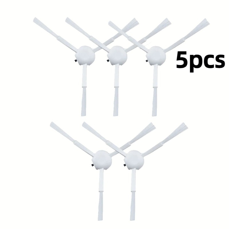 TEMU 5pcs Side Brush Set Suitable For Xiaomi S10+, S20+, X10, X10+, X20+ Plus/c105/c102/b101gl/b102gl/b108gl Robot Vacuum Cleaners