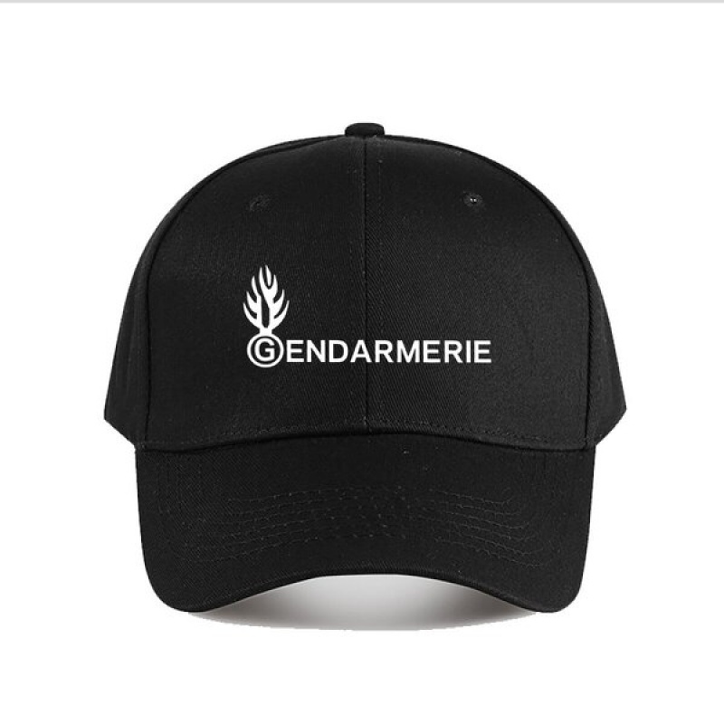 

Casquette de en hommes et - Broderie Gendarmerie, de léger, Tissu légèrement extensible, PVC, Lavable en