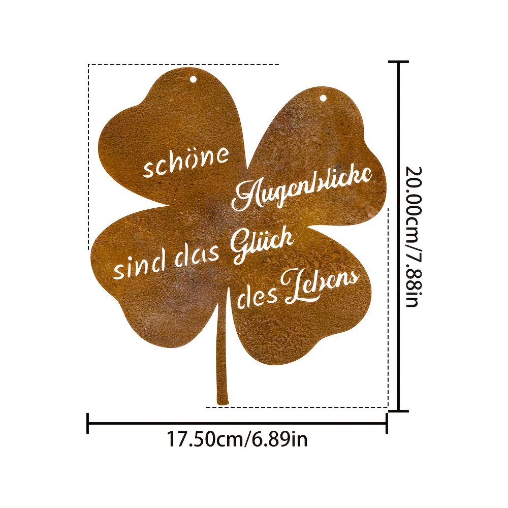 TEMU [2d Flat] A Rusty Metal Stake Symbolizes In Home And Garden Decor, Suitable For Outdoor Environments, And Is Perfect For Use In Yards, Gardens,
