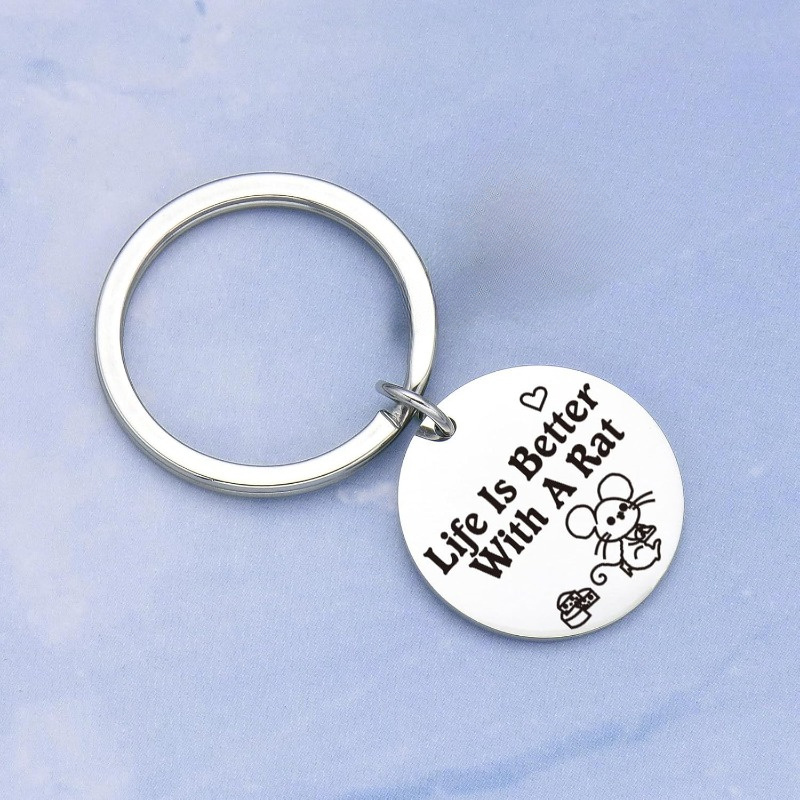 rat keychain sold on Temu United States
