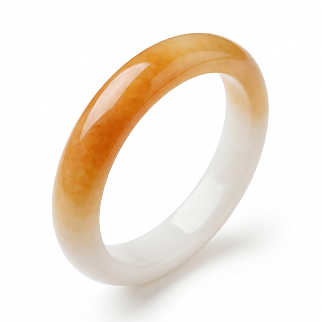 TEMU Women's Bangle White Yellow Dual-tone Bangle Women's Bracelet Wristband Holiday Gift For Her