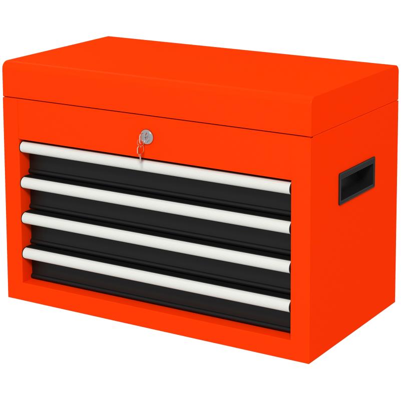 Compact Steel Toolbox with 4 Drawers Lockable Red Storage Solution 45x245x325cm, Tool Box with Wheels, Tool Storage Cabinet, Large Tool Box, Tool Box Liner, Tool Box Organization And Storage, Tool Organization And Storage, Garage Organization And Storage, Metal Storage Box, Tool Storage Box, Tool Storage And Organization, Tool Box, Tool Chest On Wheel, Tool Box Organizer, Rolling Tool Box, Tool Boxes