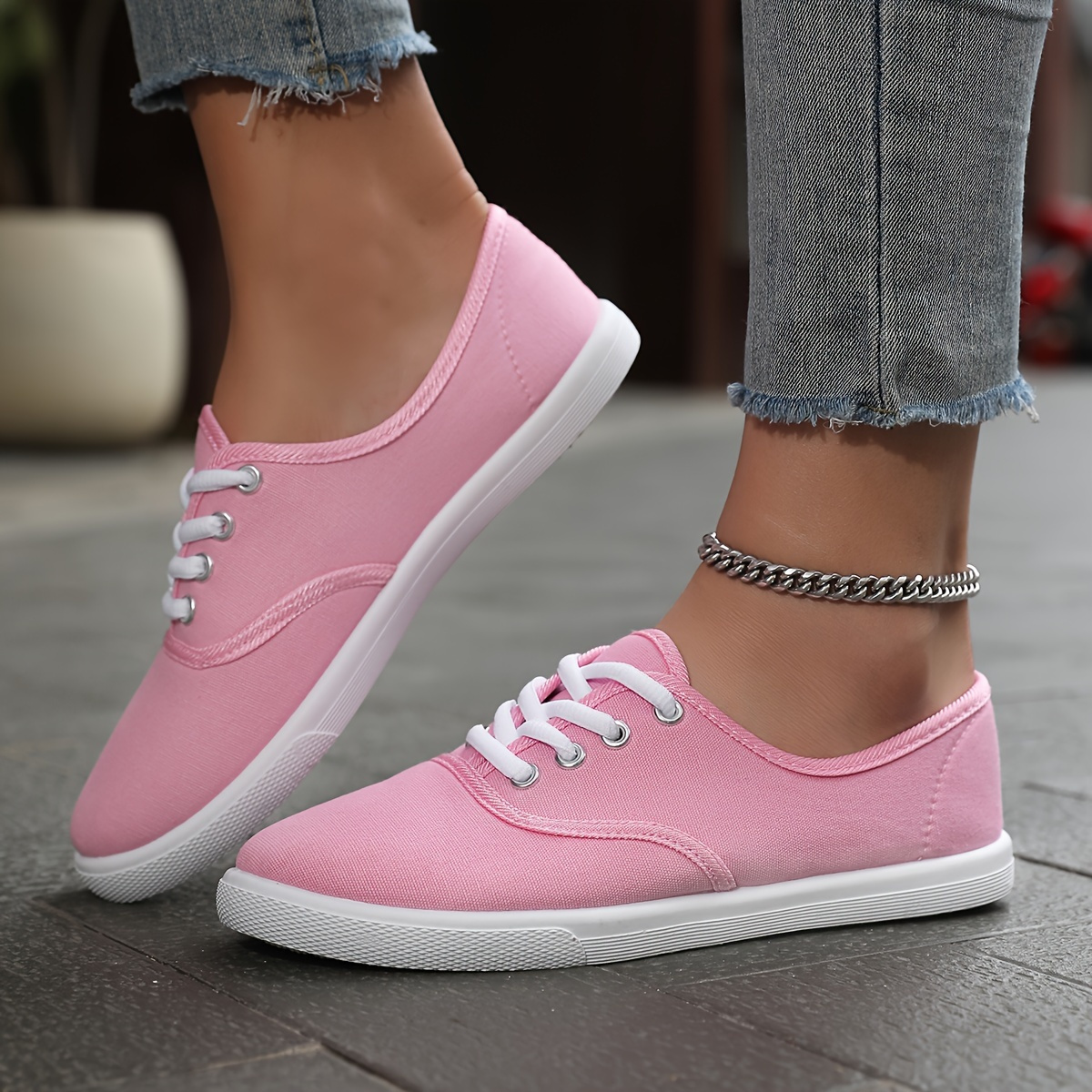 Women'S Versatile Casual Shoes, Lightweight Low-Cut Design *-Absorbing EVA  Sole, Breathable Upper, Suitable