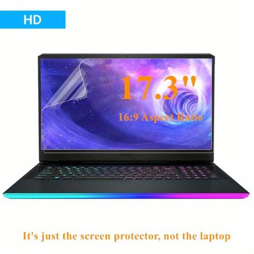 1pc 17 laptop screen protector for for dell for samsung 16 9 ratio anti scratch anti fingerprint glossy 5h hardness full coverage protection desktop accessory vibrant display clear visibility laptop screen protector device safety durable protection display enthusiasts modern accessory shield gadget protectors monitor laptop accessorie pc gaming pc computer screen