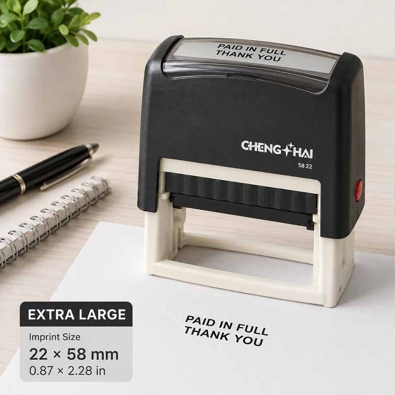 TEMU Personalized Ink-removal Address Stamp, Customizable Name And Phone Text, Envelope And Letter Office Document Labels, Multiple Sizes Available,