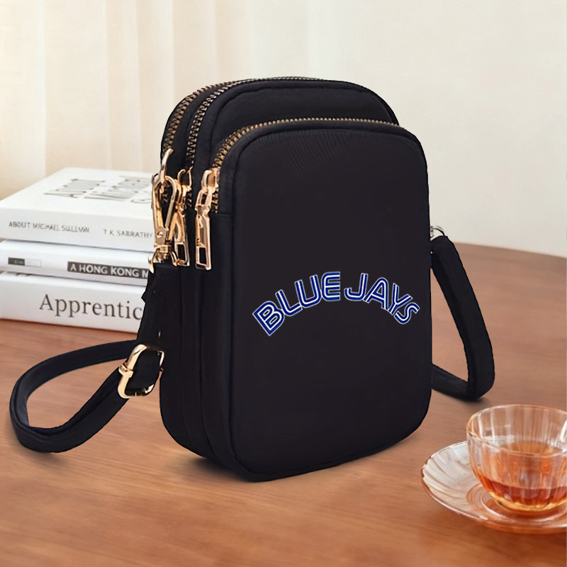 TEMU 1 sac à bandoulière | Unisexe léger, Noir Grande capacité de rangement, Sac à téléphone bandoulière Portefeuille, Sangle réglable, Décontracté