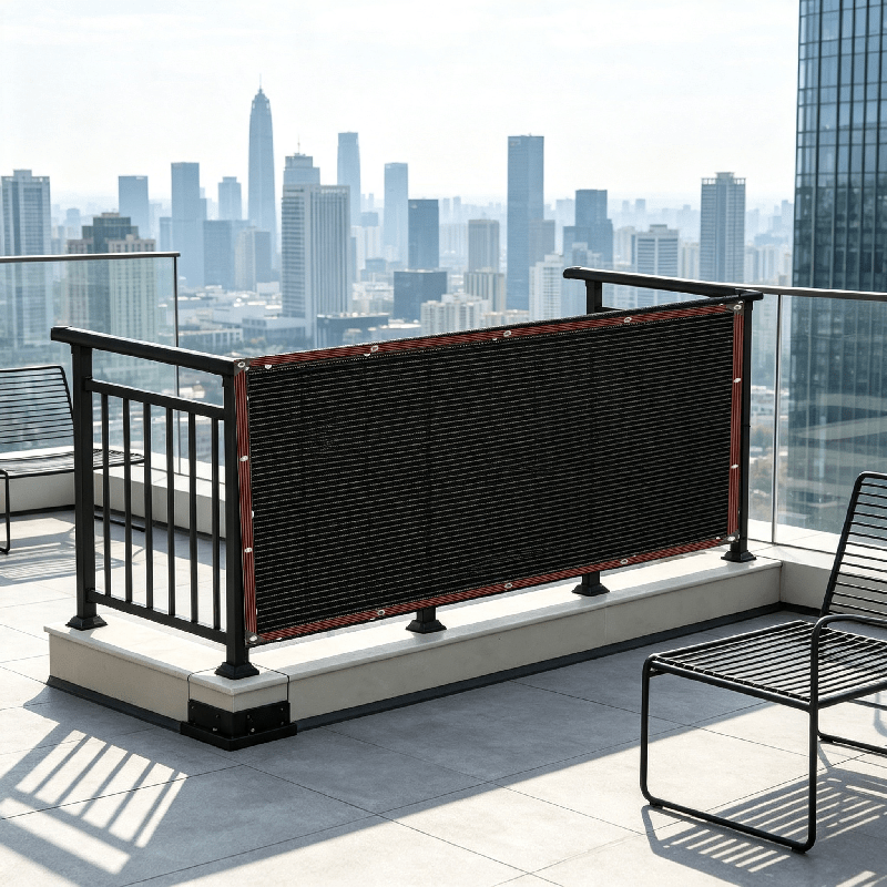 TEMU Écran de clôture d'intimité robuste - Taux d'ombrage de 70 à 80 %, tissu de coupe-vent et anti-poussière, adapté aux terrasses extérieures,