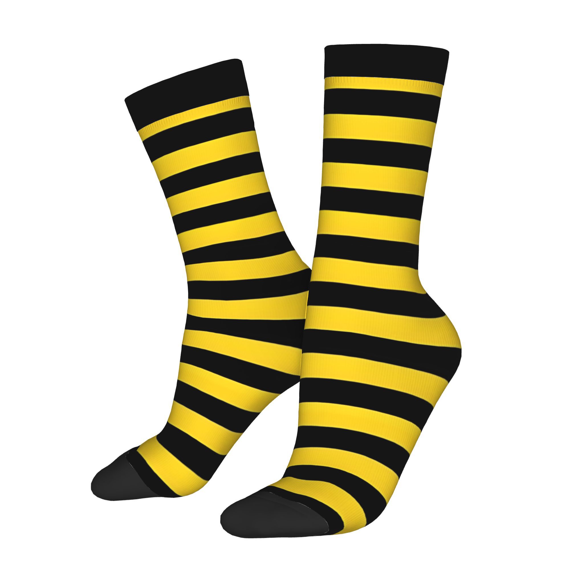 TEMU Casual Bee Honey Hive Men's Socks, Soft Polyester Dress Socks, Comfortable Tube Socks For Daily Wear 2d Print Design