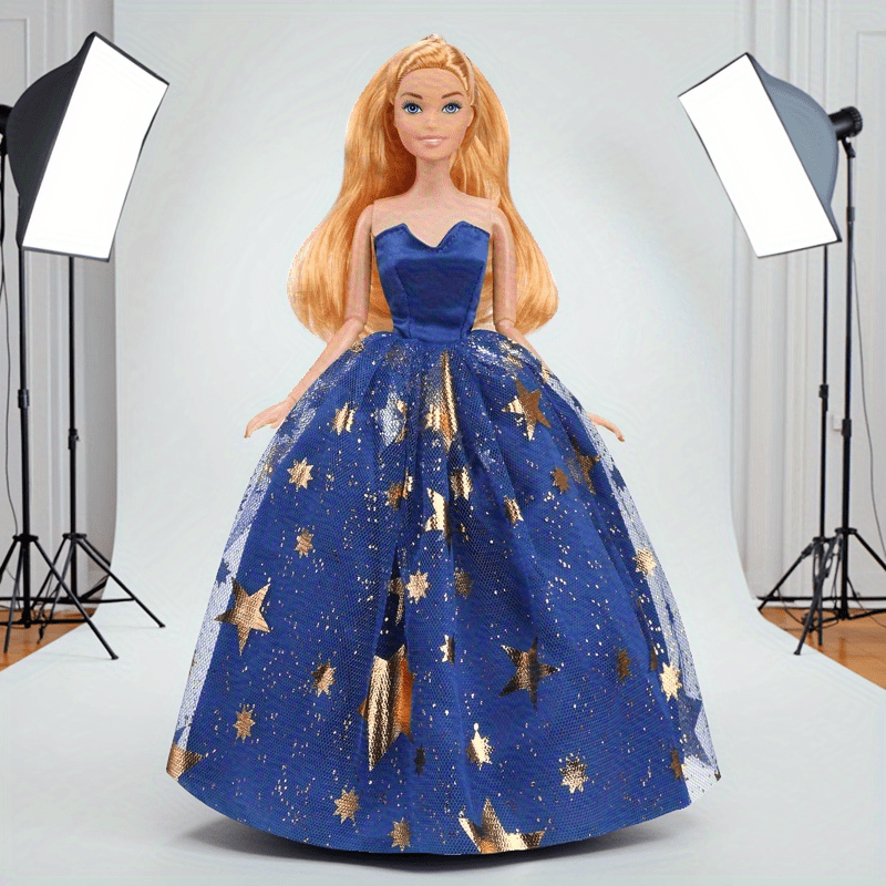 elegant princess ball gown 11 8 inch dolls royal - Temu