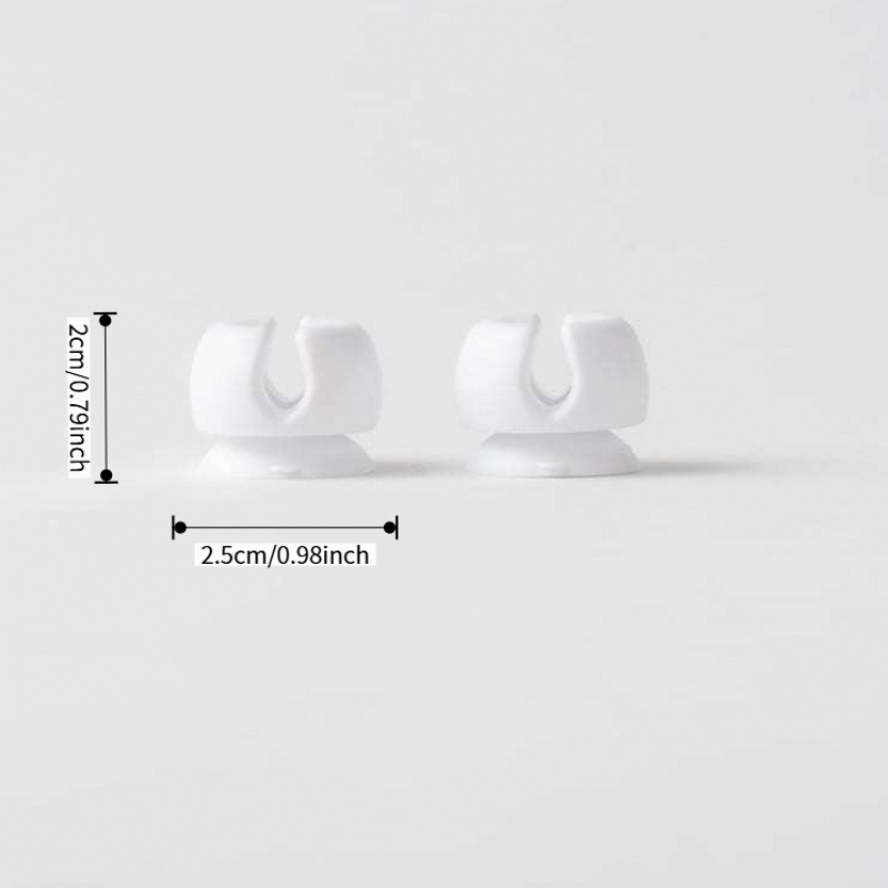 TEMU 8pcs Suction Cup Wall-mounted Toothbrush Holder Clips, No Drilling Required, Bathroom Toothbrush Organizer, Space-saving Toothbrush Rack,