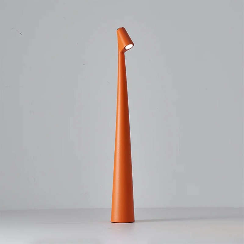E-shop Einfache Vintage LED Schreibtischlampe, Tragbare LED Leselampe, Mehrere Farben Verfügbar, 3-Stufen Helligkeitsregelung, USB-Aufladbar, 2000mAh