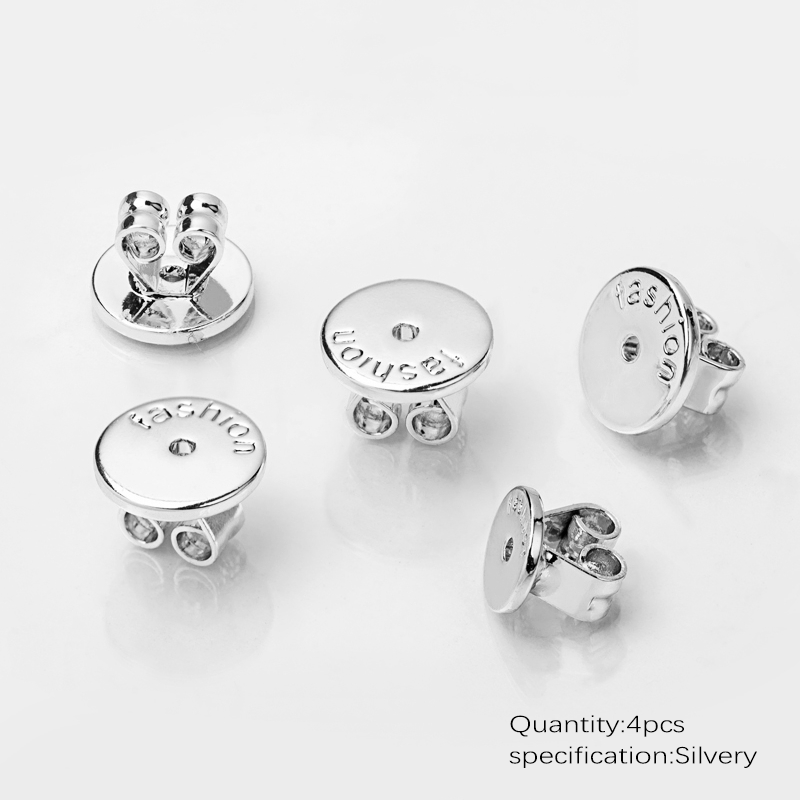 Circular Smooth Earring Holders, Allergy-free Secure Earring Fasteners, Anti-droop Ear Post Clutches Replacement, Earring Holders For Dangle Earrings