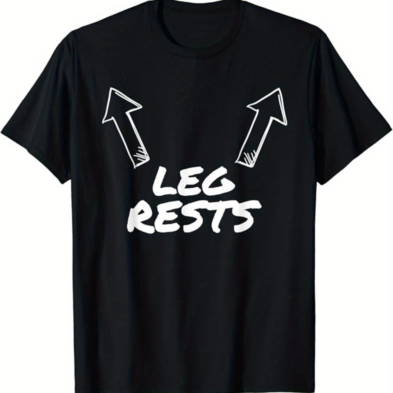 

Leg Rests Printed T-shirt Men's Loose Cotton T-shirt Casual Short-sleeved Round Neck T-shirt Trend Sports Men's Clothing