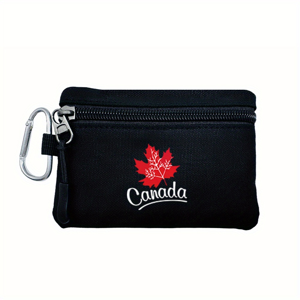 TEMU 1pc Porte-monnaie en Érable , Sac Portable, Portefeuille, Porte-clés avec Boucle pour Femmes, Pochette pour Pièces, Clés et Cartes, Sac de