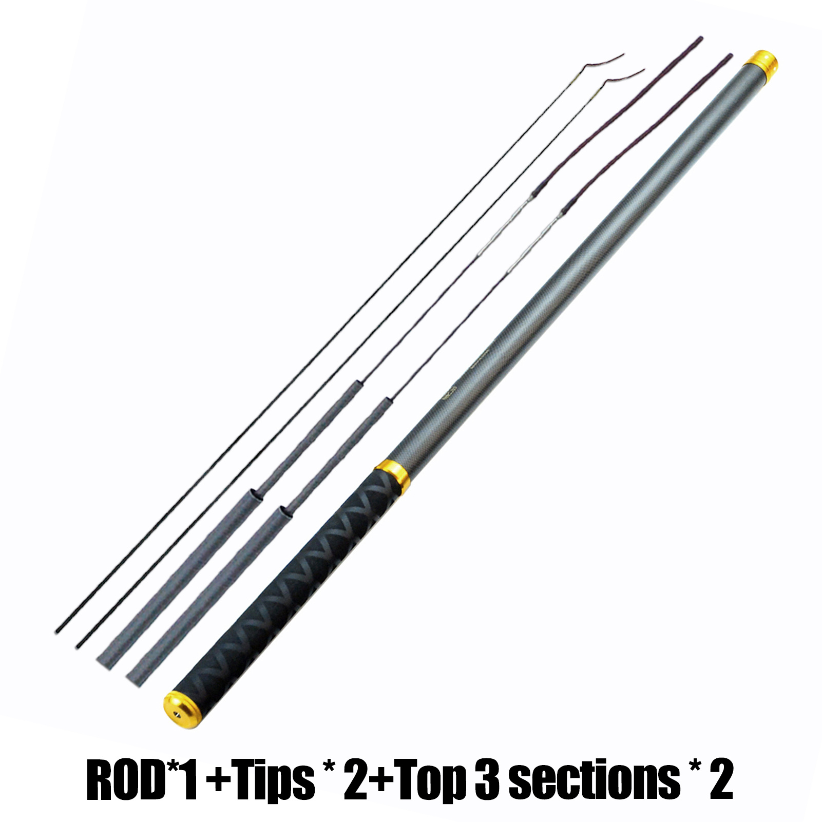 2 7 10m high carbon telescopic fishing rods 2 tips 2 top 3 - Temu Oman