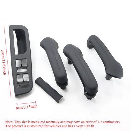 lhd for vw bora golf 4 mk4 for 1999 2004 front rear door black pull grab handle carbon fiber style 3b1867171e