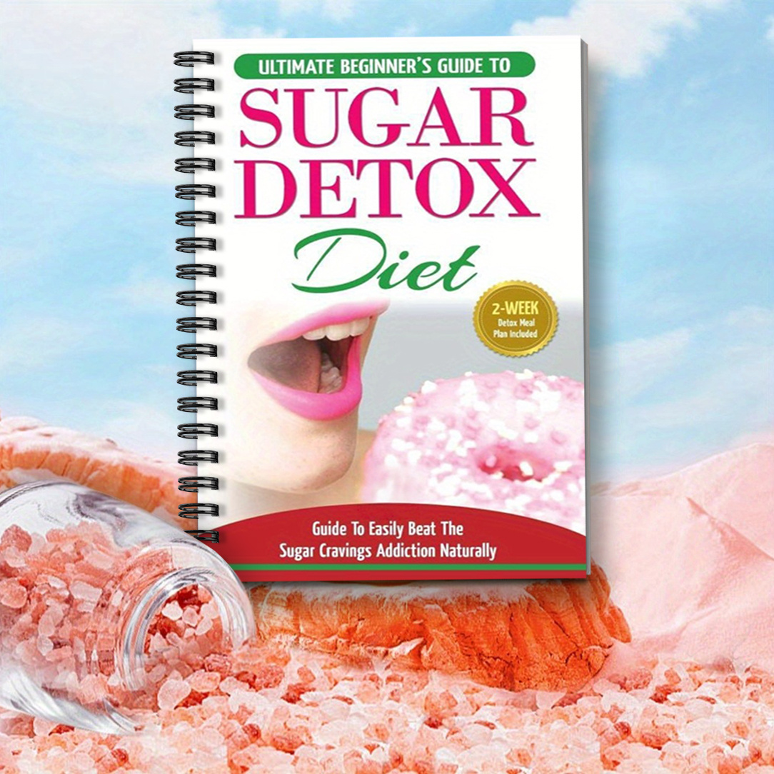 Sugar Detox Diet Planner & Journal - 2-Week Meal Plan, Sugar Cravings Solution, Diet Guide with Recipe & Tracking Pages - Compact 13.97x21.08 cm, Portable For Home, Office, Travel - Ideal Gift For Health Enthusiasts & New Dieters, Diet Planner Book