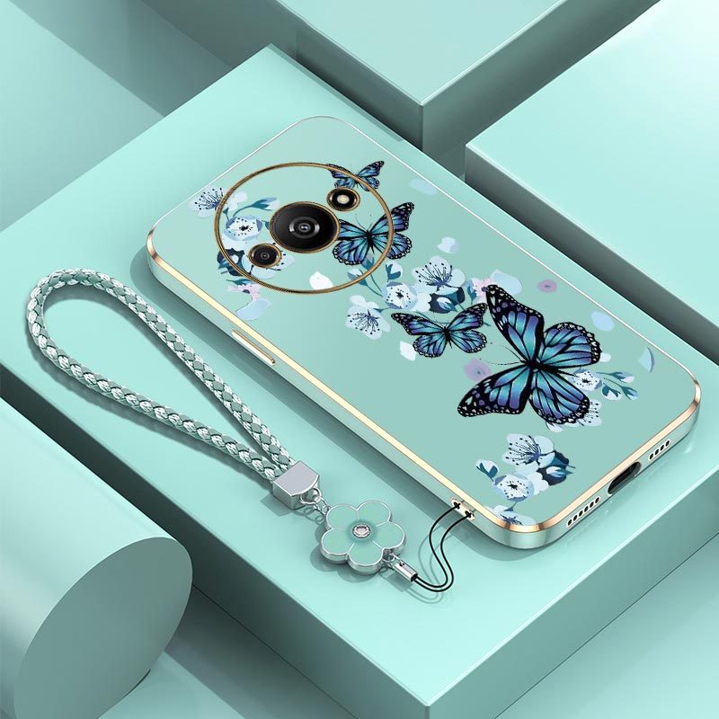 TEMU A3 Blue Cover For Xiaomi Redmi A3 Featuring A Durable Electroplated Design Ideal For