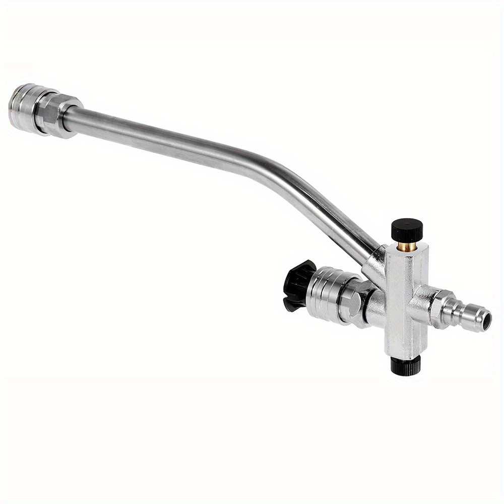 Foam Sprayer Wand - Aluminum, Uncharged, No Battery Needed, Ideal For Car Wash And Cleaning, Water Flow, For Long-lasting Use, Cleaning Tool|sturdy Construction|aluminum Body