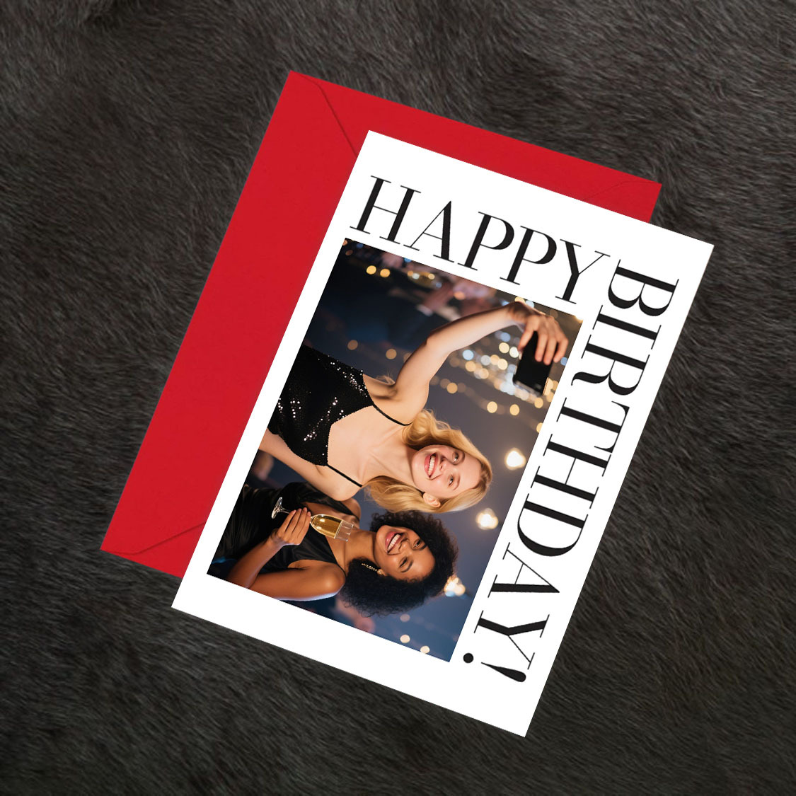 TEMU Custom Birthday Cards, Personalized Photo Birthday Cards, Tailored Celebration Designs Suitable For Him Or Her, Birthday Card/holiday