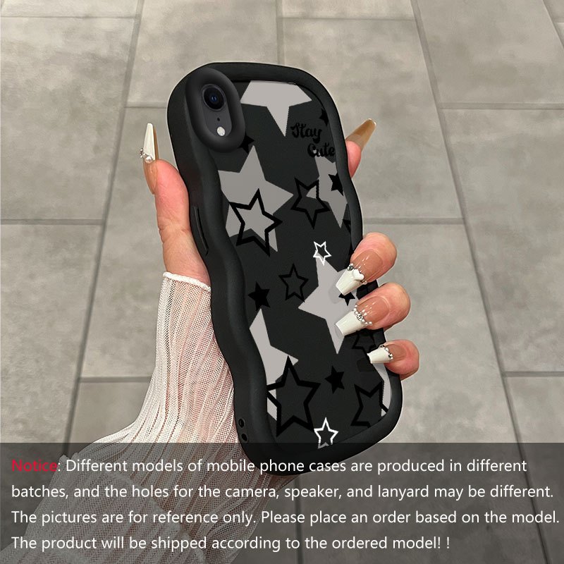 TEMU Five-pointed Star Xr Flexible Cover For Iphone Xr - Ideal For Entertainment